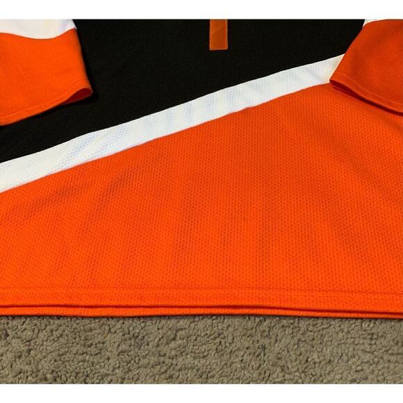 Philadelphia Flyers Minor League bp Quadra Hockey Jersey Canada #5 Flaherty Sz L - Picture 6 of 16